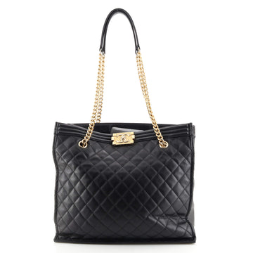 Chanel Boy Shopper Quilted Calfskin Large