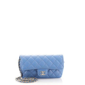 Chanel Classic Sunglasses Case with Chain Quilted Caviar