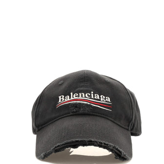 Balenciaga Baseball Cap Embroidered Cotton