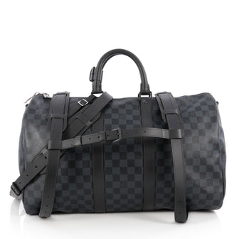 Louis Vuitton Keepall 55 Damier Cobalt Duffle Luggage