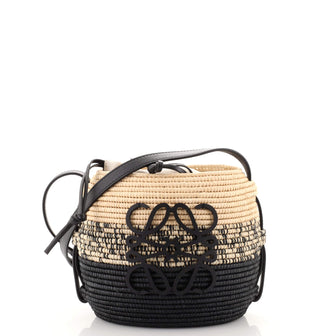 Loewe x Paula Ibiza Beehive Basket Bag Woven Raffia Small