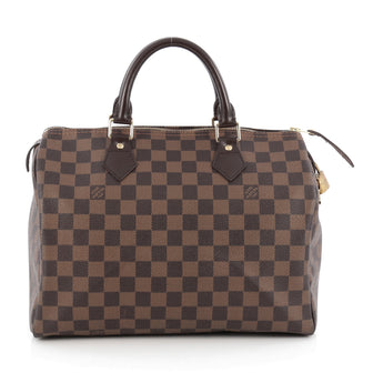 Louis Vuitton Speedy Handbag Damier 30 Brown