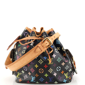Louis Vuitton Petit Noe Handbag Monogram Multicolor