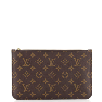 Louis Vuitton Neverfull Pochette Monogram Canvas Large