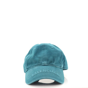 Balenciaga Baseball Cap Embroidered Cotton