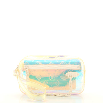 Louis Vuitton Pochette Volga Limited Edition Monogram Prism PVC