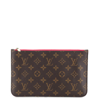 Louis Vuitton Neverfull Pochette Monogram Canvas Large