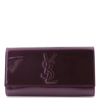 Saint Laurent Belle de Jour Clutch Patent Large