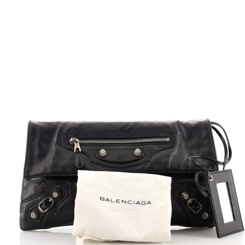 balenciaga giant envelope clutch