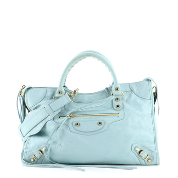 Balenciaga City Classic Studs Bag Leather Medium