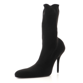 Balenciaga Women's Knife Ankle Sock Boots Technical Fabric