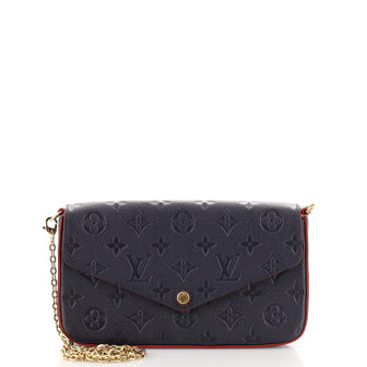Louis Vuitton Felicie Pochette Monogram Empreinte Leather