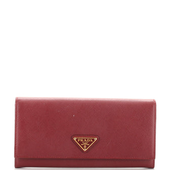 Prada Flap Wallet Saffiano Leather Long