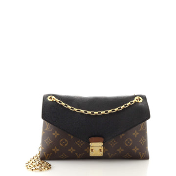 Louis Vuitton Pallas Chain Shoulder Bag Monogram Canvas and Calfskin