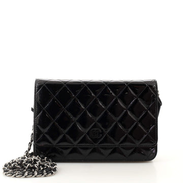 Chanel Wallet on Chain Quilted Patent