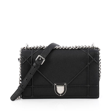 Christian Dior Diorama Flap Bag Grained Calfskin Medium 1882101