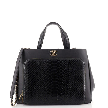 Chanel Business Affinity Tote Caviar and Python Medium