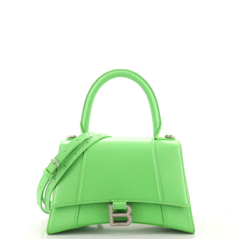 Balenciaga Hourglass Top Handle Bag Leather Small