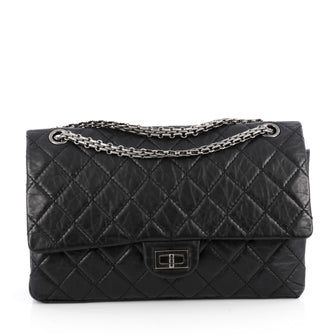 Chanel Reissue 2.55 Handbag Quilted Aged Calfskin 226 Black