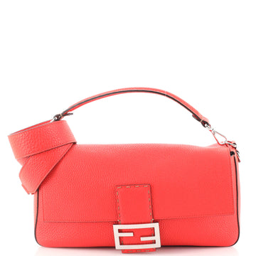 Fendi Selleria Baguette NM Bag Leather Large