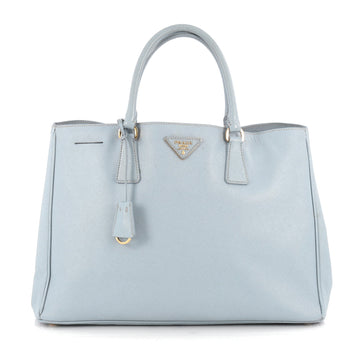 Prada Lux Open Tote Saffiano Leather Large Blue