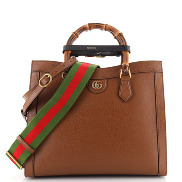 Gucci Diana NM Bamboo Handle Tote Leather Medium