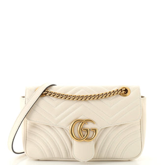 Gucci GG Marmont Flap Bag Matelasse Leather Small