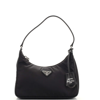 Prada Re-Edition 2005 Hobo Tessuto with Saffiano Leather Mini