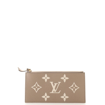 Louis Vuitton Felicie Zip Pouch Insert Bicolor Monogram Empreinte Giant
