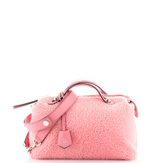 Fendi By The Way Satchel Shearling Small