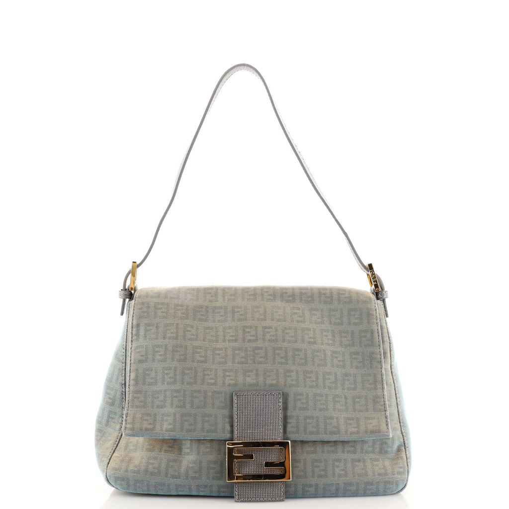 Fendi Mama Forever Bag Iridescent Zucchino Canvas 188336