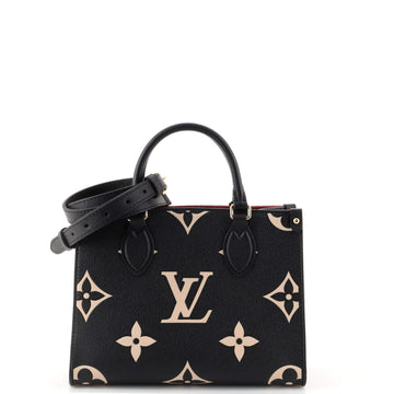 Louis Vuitton OnTheGo Tote Bicolor Monogram Empreinte Giant PM