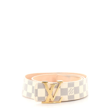 Louis Vuitton LV Initiales Reversible Belt Damier Graphite and Leather Wide