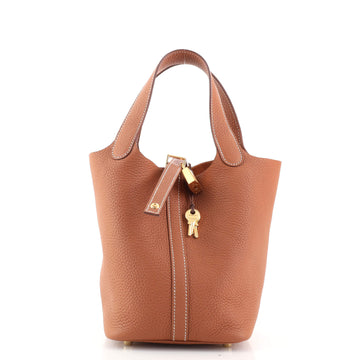 Hermes Picotin Lock Bag Clemence PM