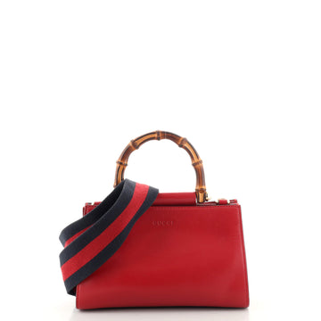 Gucci Nymphaea Top Handle Bag Leather Mini