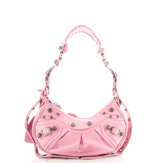 Balenciaga Le Cagole Giant Studs Shoulder Bag Leather XS