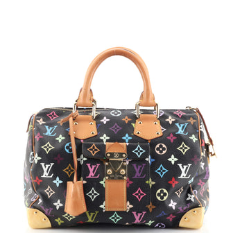 Louis Vuitton Speedy Handbag Monogram Multicolor 30
