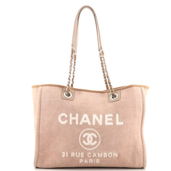 Chanel Deauville Tote Canvas Small