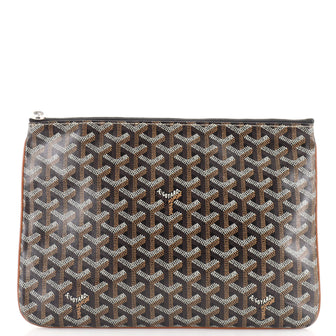 Goyard Senat Zip Pouch Coated Canvas MM