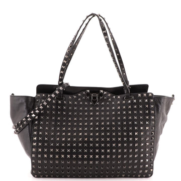 Valentino Garavani Rockstud Tote Full Studded Leather Medium