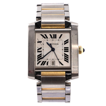 Cartier Tank Francaise Automatic Watch Stainless Steel and Yellow Gold 28