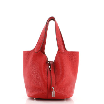 Hermes Picotin Lock Bag Clemence MM