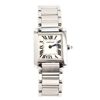 Cartier Tank Francaise Quartz Watch Stainless Steel 20