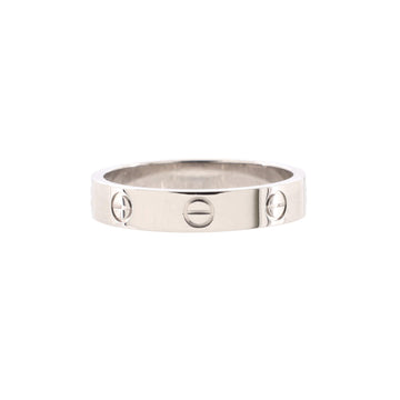 Cartier Love Wedding Band Ring 18K White Gold