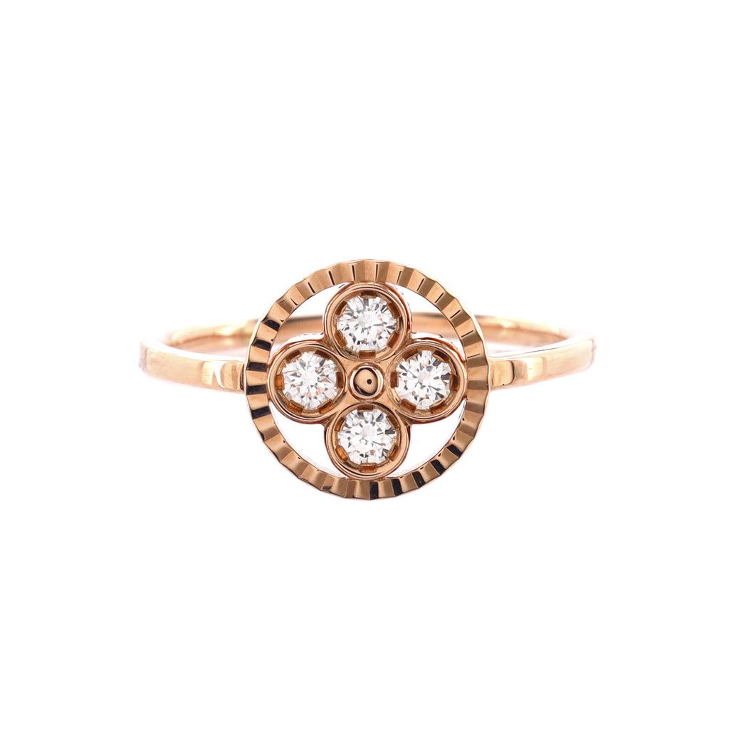 Louis Vuitton BB Blossom Ring 18K Rose Gold and Diamonds Rose gold 18847044