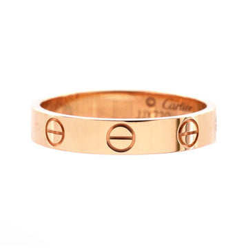 Cartier Love Wedding Band Ring 18K Rose Gold