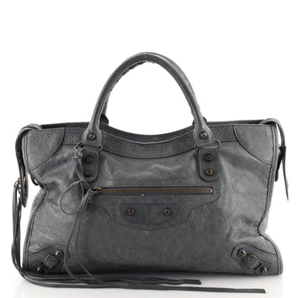 Balenciaga City Classic Studs Bag Leather Medium