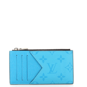 Louis Vuitton Coin Card Holder Monogram Taigarama