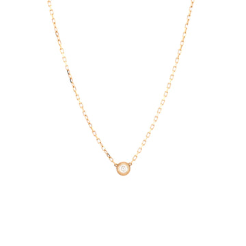 Cartier Cartier D'Amour Pendant Necklace 18K Rose Gold with Diamond Small
