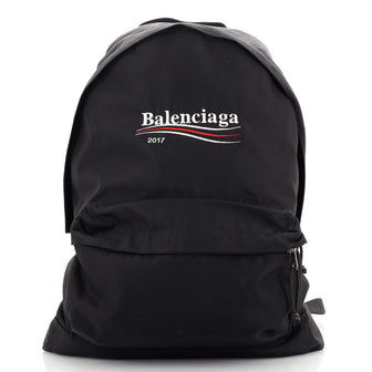 Balenciaga Everyday Campaign Explorer Backpack Embroidered Nylon